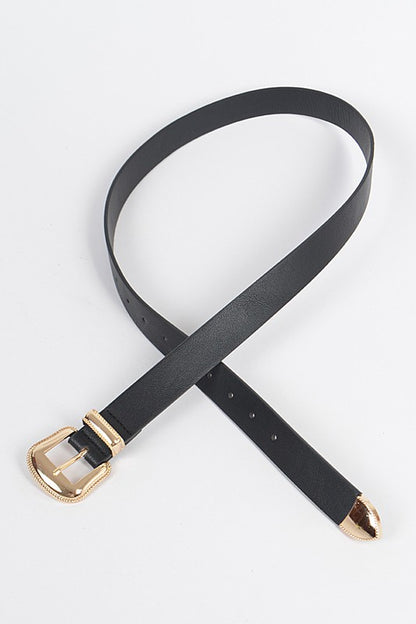 Faux Leather Belt