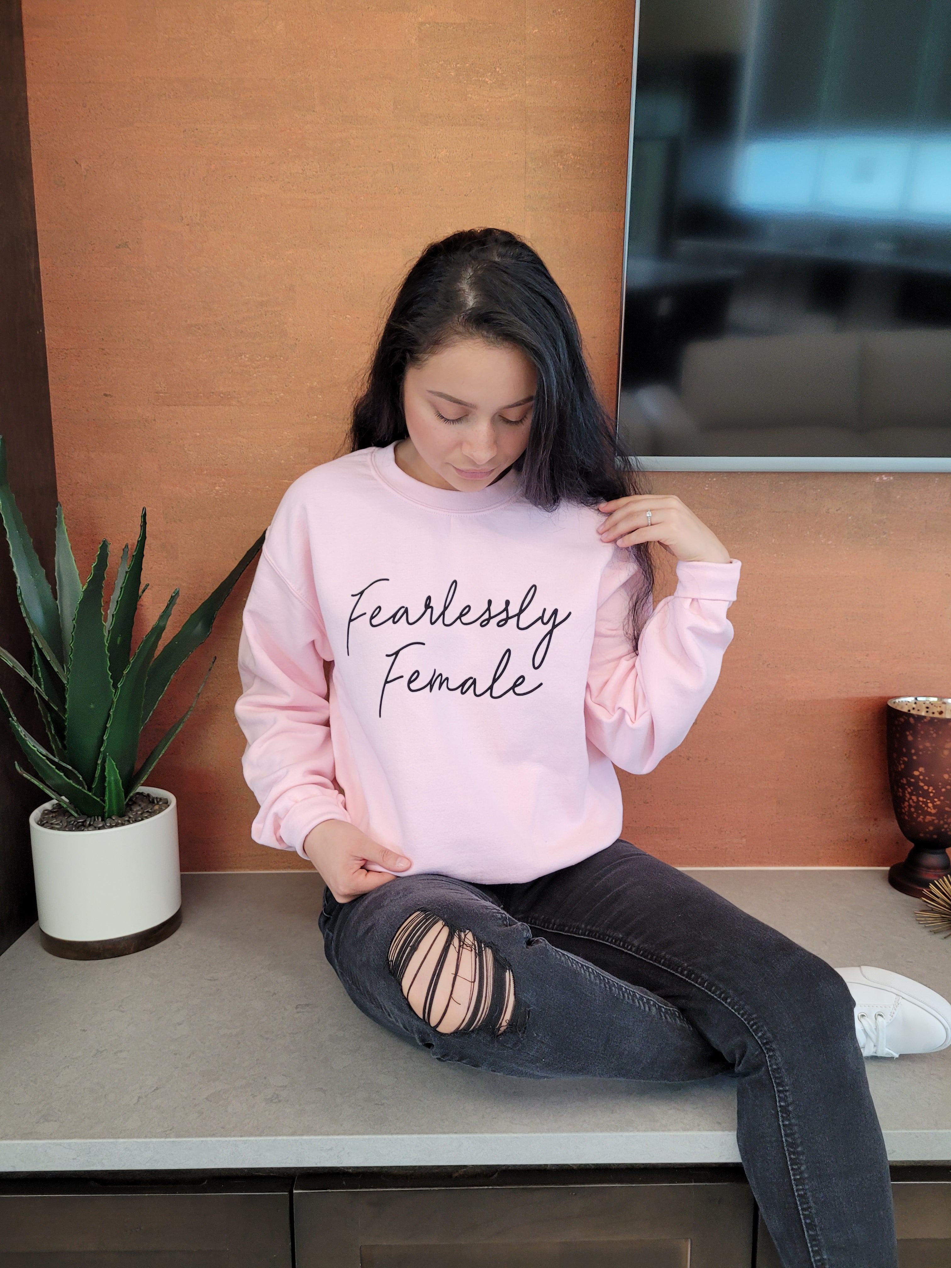 Female sweatshirt online